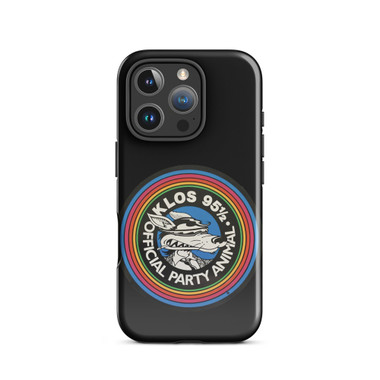 KLOS Party Animal iPhone Case – Vintage 1980s Rock Radio Mascot (Tough, iPhone 14–17) – view 1