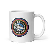 KLOS Party Animal Coffee Mug – Vintage 1980s Rock Radio Mascot – view 1