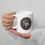 KLOS Party Animal Coffee Mug – Vintage 1980s Rock Radio Mascot – view 2