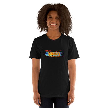 KROQ 106.7 FM Los Angeles T-Shirt – Vintage 1980s New Wave Radio Logo – view 1