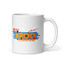 KROQ 106.7 FM Los Angeles Coffee Mug – Vintage 1980s New Wave Radio Logo – view 1