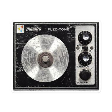 Maestro Fuzz-Tone FZ-1 Sticker – The First Fuzz Pedal, 1962 – view 1
