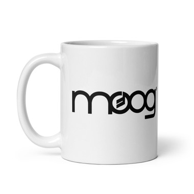 Moog Logo Coffee Mug – Classic Synthesizer Badge – view 1