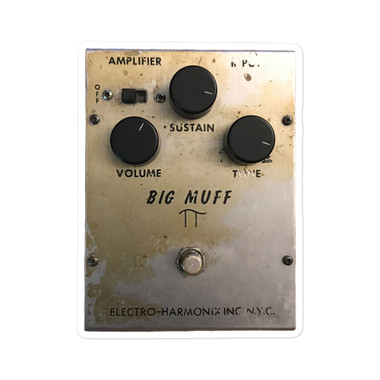Electro-Harmonix Big Muff Pi Sticker – Vintage 1970s Triangle Fuzz Pedal – view 1