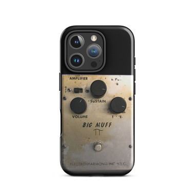 Electro-Harmonix Big Muff Pi iPhone Case – Vintage 1970s Triangle Fuzz Pedal (Tough, iPhone 14–17) – view 1