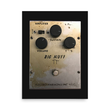 Electro-Harmonix Big Muff Pi Poster – Vintage 1970s Triangle Fuzz Pedal – view 1