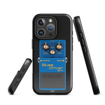 Boss BD-2 Blues Driver Pedal iPhone Case – Classic Blue Overdrive Stompbox (Tough, iPhone 14–17) – view 1