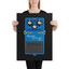 Boss BD-2 Blues Driver Pedal Poster – Classic Blue Overdrive Stompbox – view 2