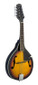 STAGG Tobacco Sunburst Bluegrass Mandolin With Basswood Top A Teardrop Body - view 2