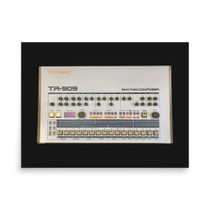 Roland TR-909 Drum Machine Poster – Techno & House Rhythm Composer – view 1