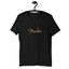 Fender Tweed Logo T-Shirt – Vintage Amp Script in Gold Tweed – view 4