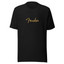 Fender Tweed Logo T-Shirt – Vintage Amp Script in Gold Tweed – view 5
