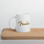 Fender Tweed Logo Coffee Mug – Vintage Amp Script in Gold Tweed – view 2