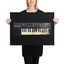 Casio SK-1 Keyboard Synthesizer Poster – view 2