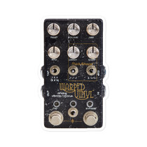 Warped Vinyl Guitar Pedal Sticker – view 1