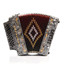Rossetti 3112-GCF-GY Diatonic Button Accordion Detail View