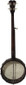 J.N Guitars Moon S5 5-string open-back banjo, back view
