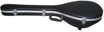 STAGG Standard Semi-Shaped Black ABS Case for Bouzouki