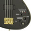 Aria Pro II SB-1000 Black 4-string bass - Pickup and labeled controls