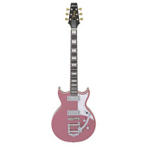 Aria Pro II 212-MK2 Bowery Cadillac Pink guitar - Full front view