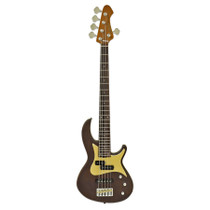 Aria Pro II 313-BB/5 Detroit Bourbon Barrel 5-string bass - Full front view