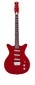 Danelectro '59 Triple Divine Red Semi-Hollow Electric Guitar - full front view