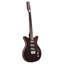 Danelectro '59 Triple Divine Dark Burgundy Semi-Hollow Electric Guitar - Angled full view