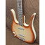 Danelectro Longhorn Left-Handed Copperburst Short-Scale Bass - Angled body view