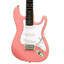 Aria MINI electric guitar in Kawaii Pink, alternate angle