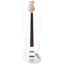 Aria Pro II STB-JB Jazz Bass headstock and rosewood fingerboard detail