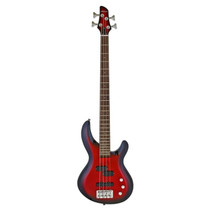 Aria Pro II MAC-STD electric guitar full front view in Metallic Red Shade