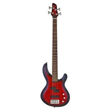 Aria Pro II MAC-STD electric guitar full front view in Metallic Red Shade