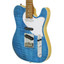 Aria 615MKII-TQBL Nashville electric guitar in Turquoise Blue, front view