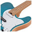 Aria 615MKII-TQBL Nashville guitar, alternate full-length angle