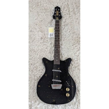 Danelectro G50BLK Black electric guitar main listing view