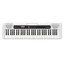 Casio CTS200WE white portable keyboard close-up detail