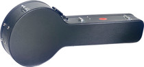 STAGG Black Vinyl Coverd Instrument Shaped Hard Case For 5 String Banjo