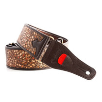 RightOn! Alien Brown guitar strap alternate main view