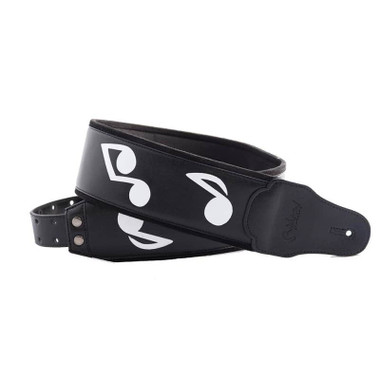 RightOn! Legend S.R.V. Black guitar strap additional main view