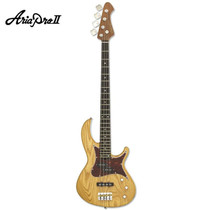Aria 313MKII-OPN Detroit electric bass in open-pore natural finish, main view