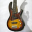 Aria 313MKII/5-OPSB Detroit electric bass, close-up detail view