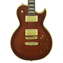 Aria PEF80-STBR Stained Brown electric guitar hero view