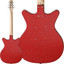 Danelectro GLITTER59-RED red and silver glitter electric guitar, additional full view