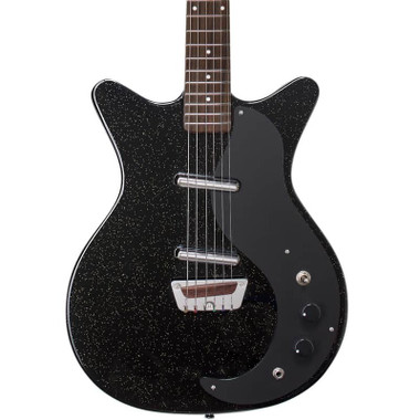 Danelectro GLITTER59-BLK electric guitar additional full-length view