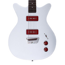 Danelectro Dan O. Mano DOMSLV Silver electric guitar hero view