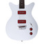 Danelectro Dan O. Mano DOMSLV Silver electric guitar hero view