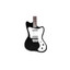 Danelectro D67-BLK 67 Dano electric guitar detail view