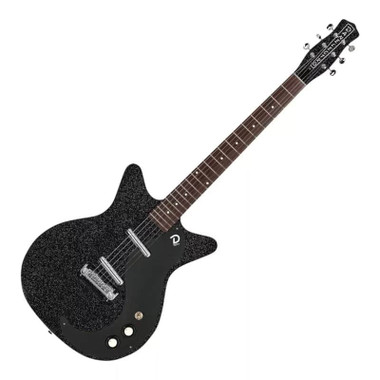 Danelectro D59M-PLUS-BKMF Black Metalflake electric guitar primary view