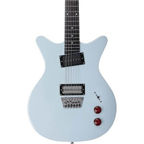 Danelectro DOC12SAQU Dan O. Cool in Aqua, alternate full-length view