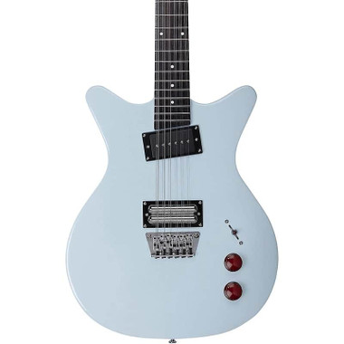 Danelectro DOC12SAQU Dan O. Cool in Aqua, alternate full-length view